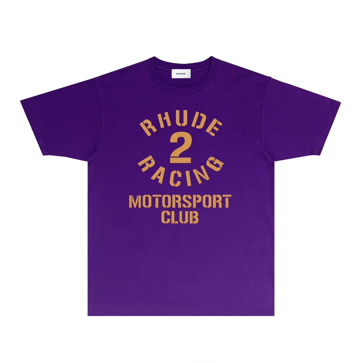 Rhude T-shirts Printed Trendy Pure Cotton