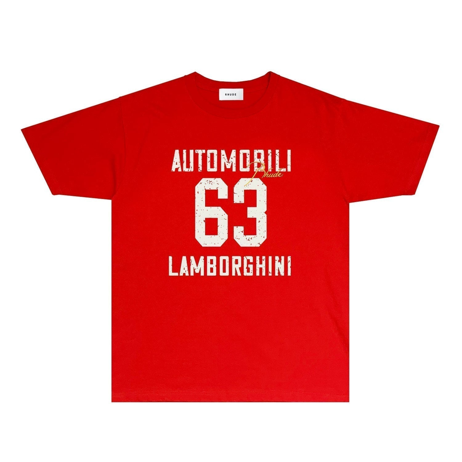 Rhude T-shirts Printed Trendy Pure Cotton