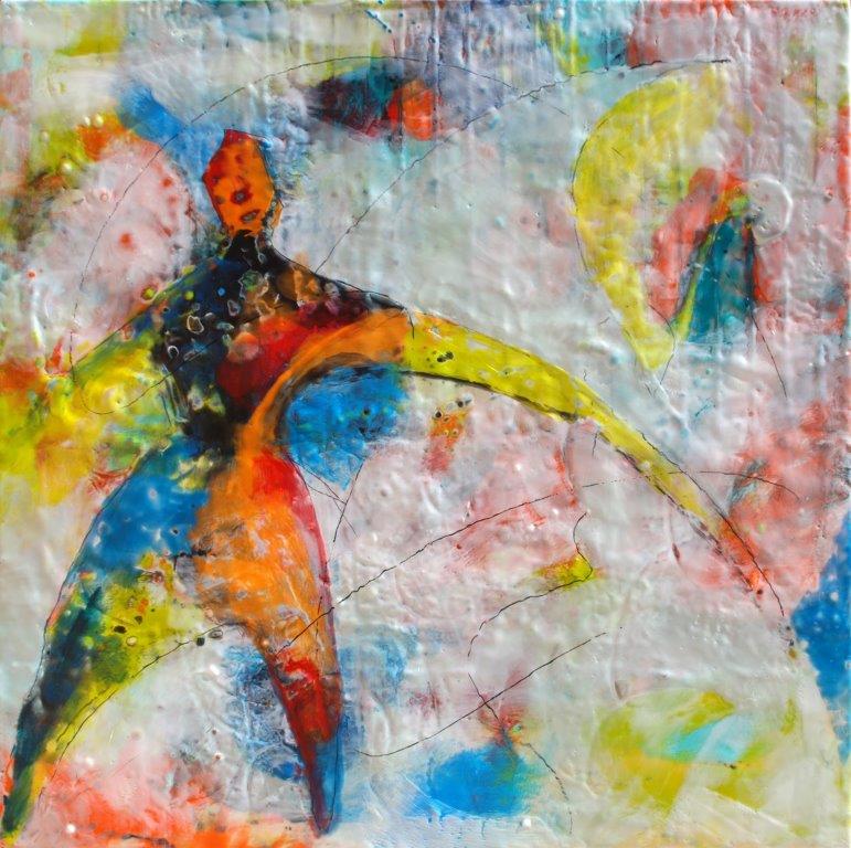 Sheary Clough Suiter,   SPIRIT DANCER 30"x30"x1.5"