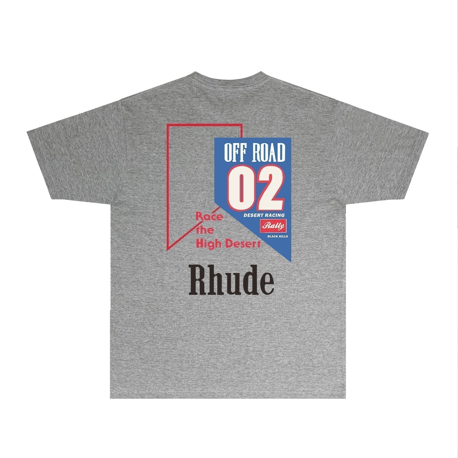Rhude T-shirts Printed Trendy Pure Cotton