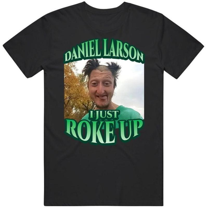 Daniel Larson Selfie shirt Casual Cotton Menswear Top Tshirt, Funny Meme Dank Genz Joke Tee Underwear Streetwear Round Neck Crewneck Shortsleeve