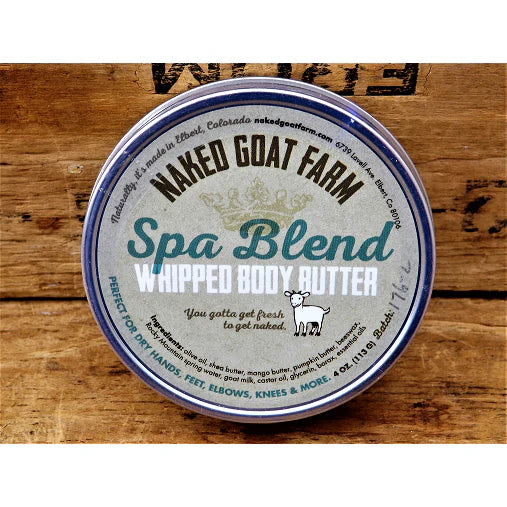 Naked Goat Farm- Whipped Body Butter 4oz Spa Blend