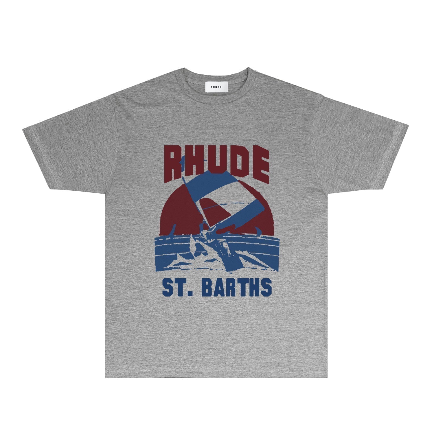 Rhude T-shirts Printed Trendy Pure Cotton