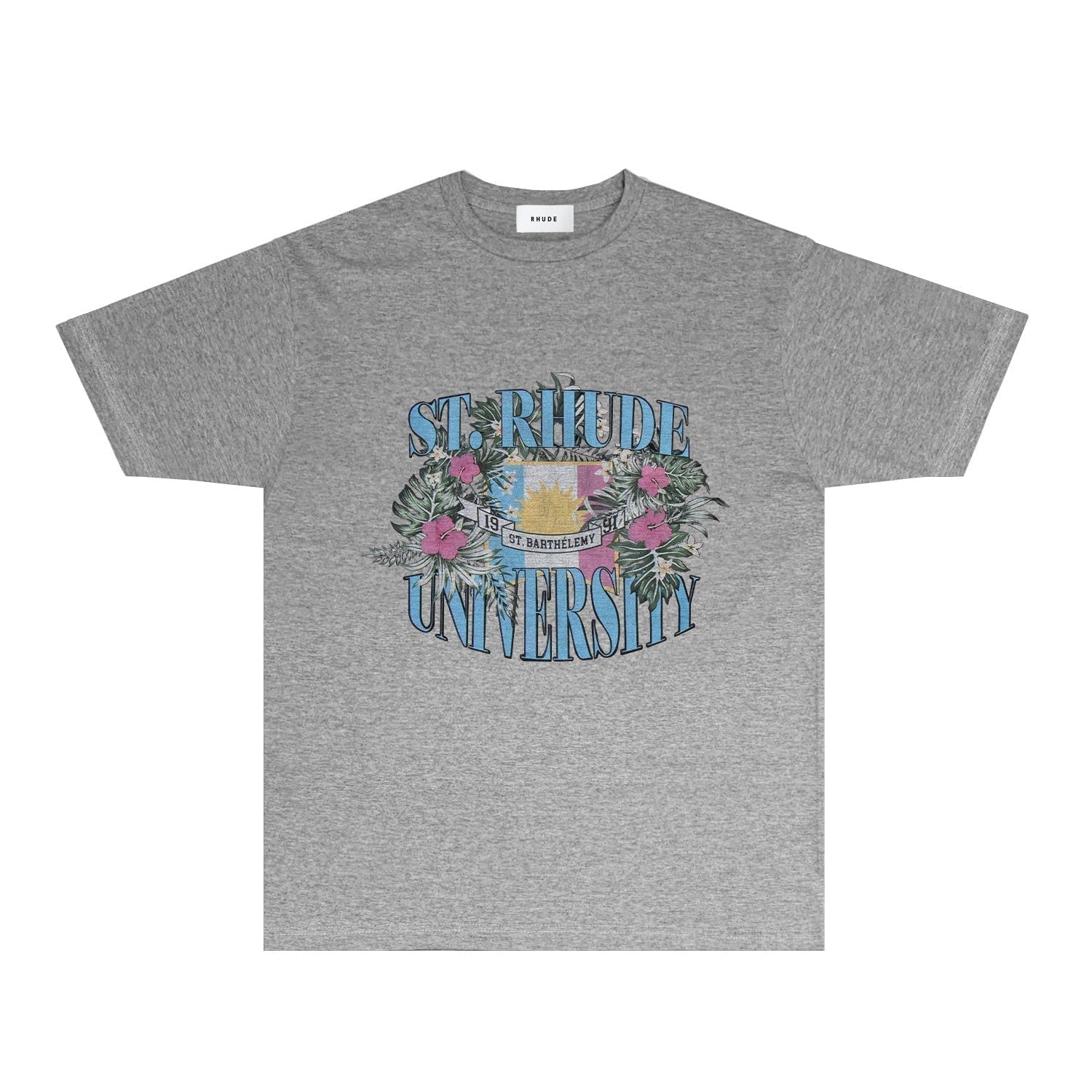 Rhude T-shirts Printed Trendy Pure Cotton