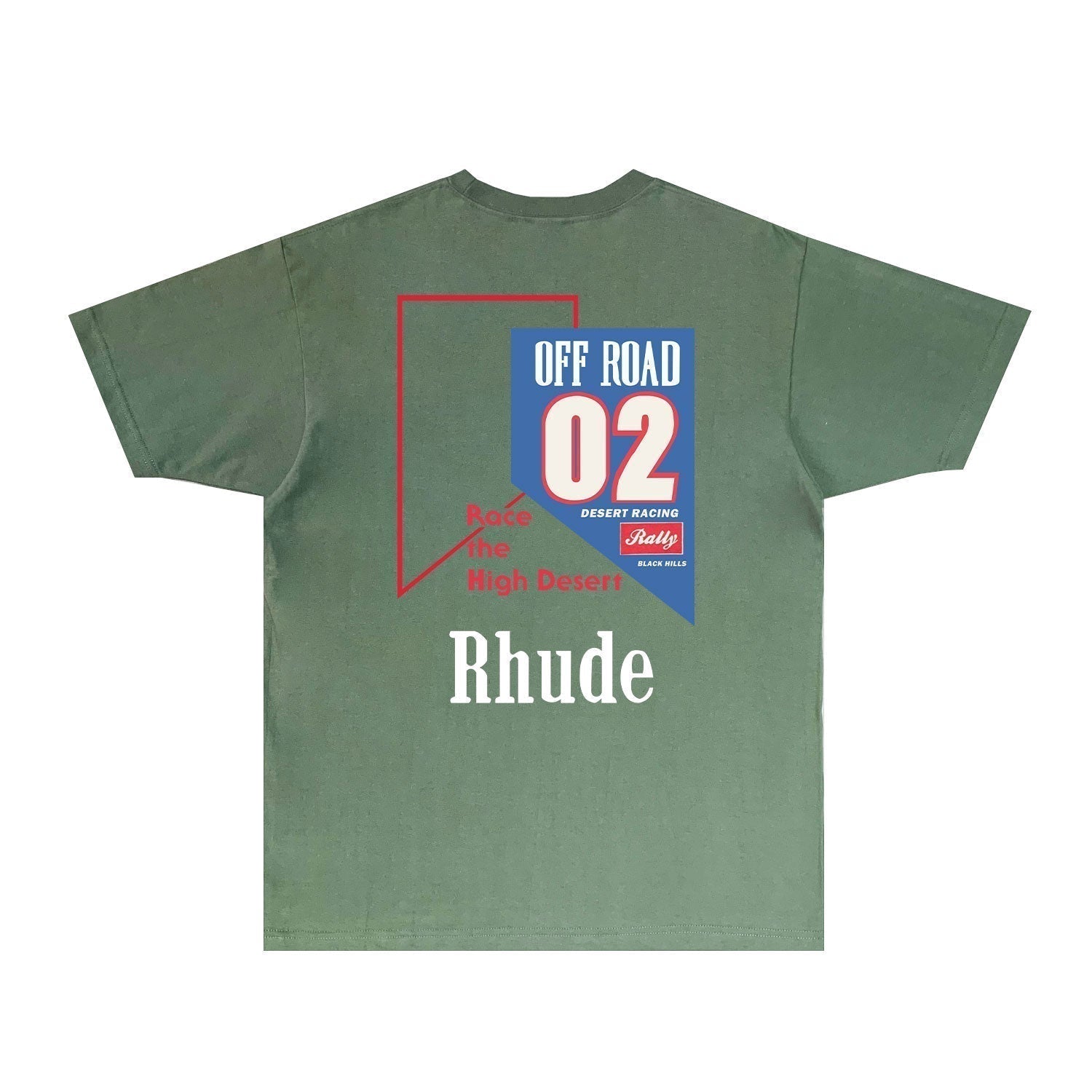 Rhude T-shirts Printed Trendy Pure Cotton