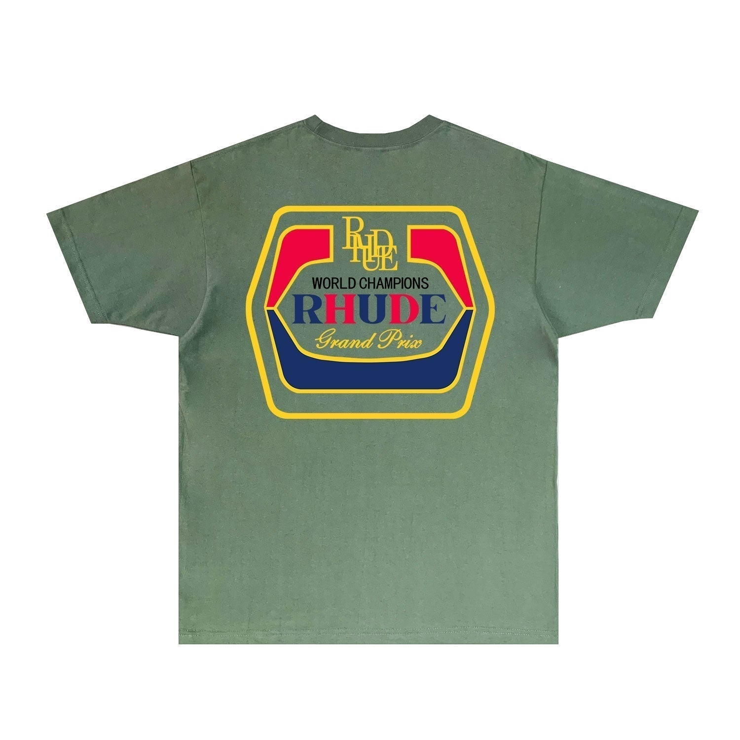 Rhude T-shirts Printed Trendy Pure Cotton