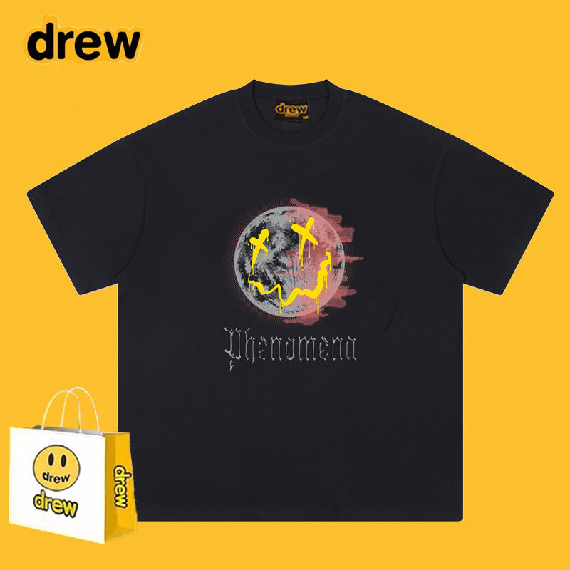 Drew T-shirts Cotton Short Sleeve Loose Men's Short Sleeve