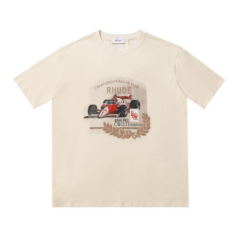 Rhude T-shirt Geometric Print Short Sleeve T-shirt