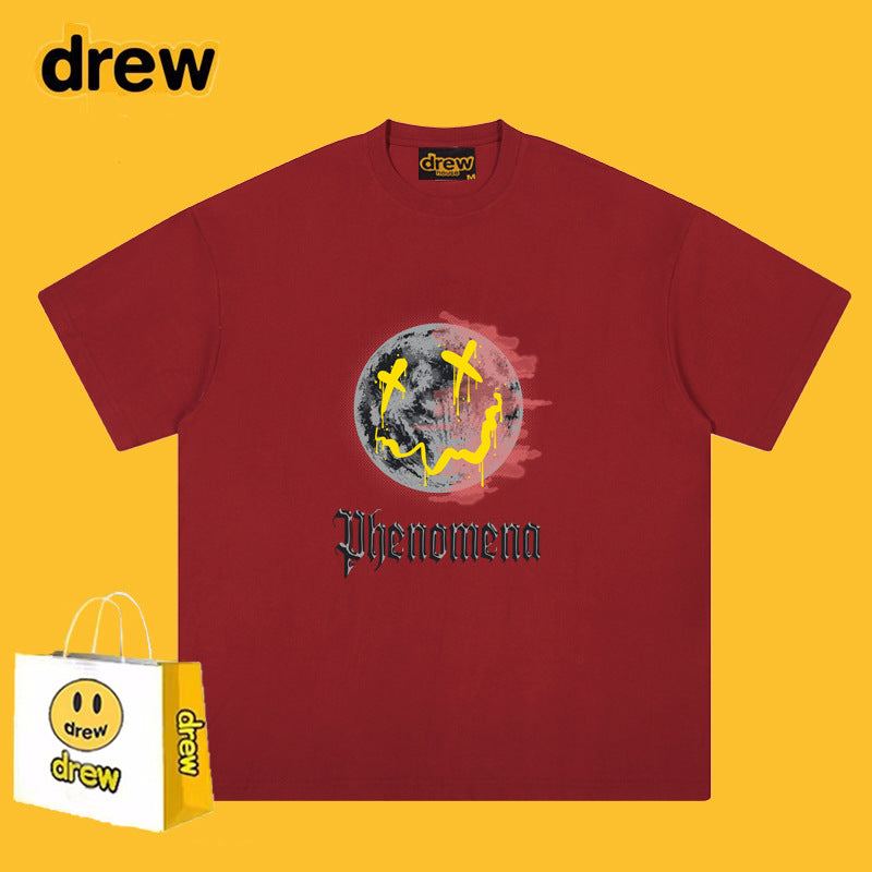 Drew T-shirts Cotton Short Sleeve Loose Men's Short Sleeve