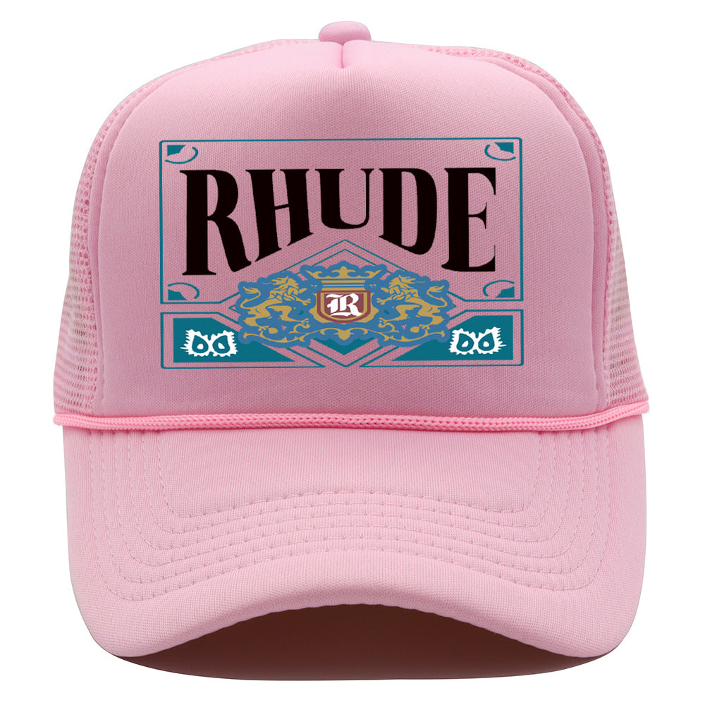 Rhude Hat Shade Mesh Cap Casual Baseball Cap Couple