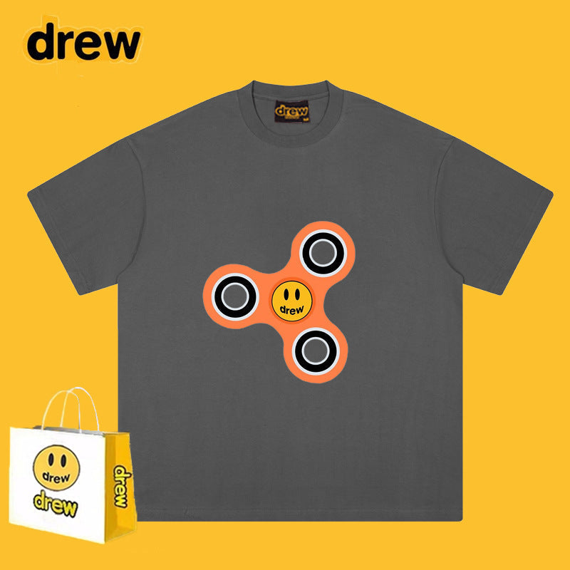 Drew T-shirts Cotton Short Sleeve Loose Men's Short Sleeve