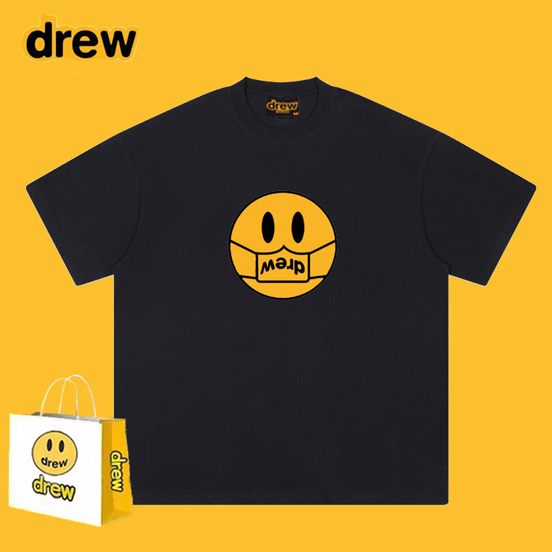 Drew T-shirts Heavy T-shirt High Street Loose Short Sleeve