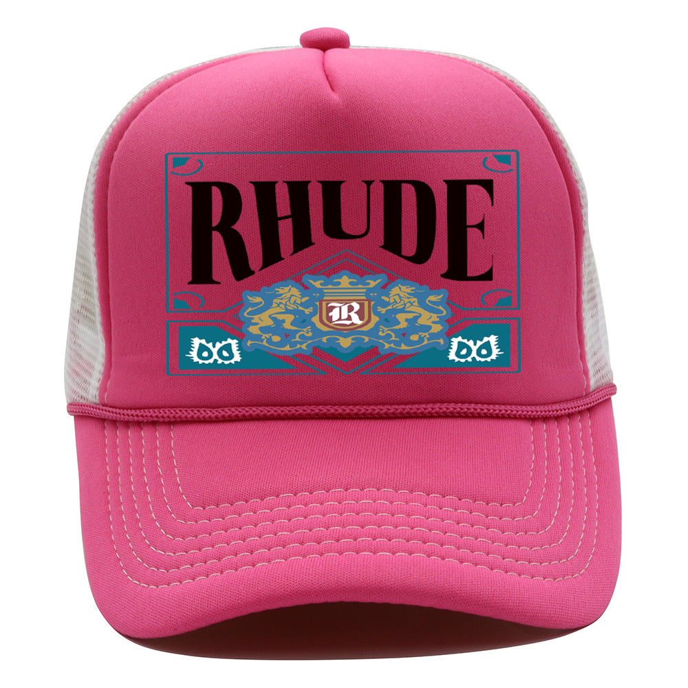 Rhude Hat Shade Mesh Cap Casual Baseball Cap Couple