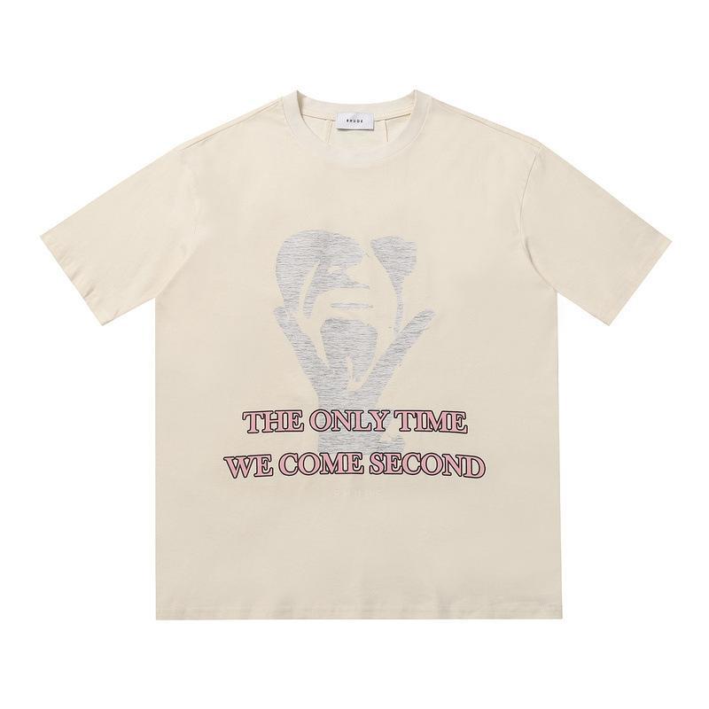 Rhude T-shirt Geometric Print Short Sleeve T-shirt