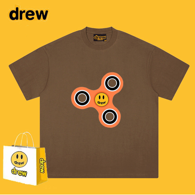 Drew T-shirts Cotton Short Sleeve Loose Men's Short Sleeve
