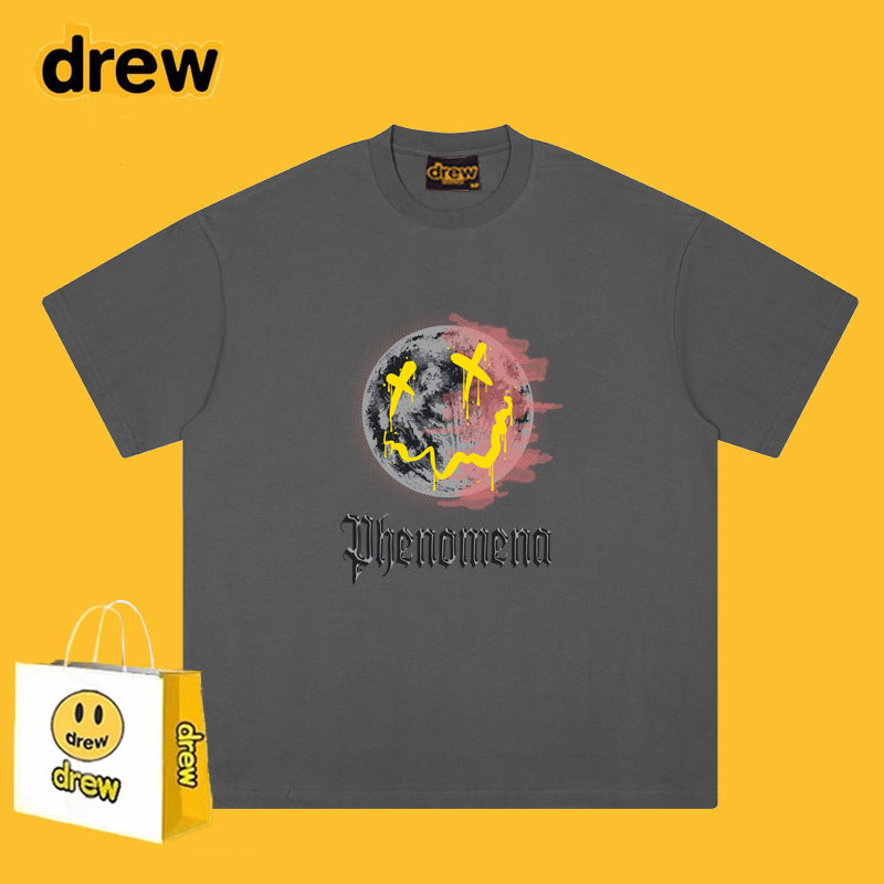 Drew T-shirts Cotton Short Sleeve Loose Men's Short Sleeve