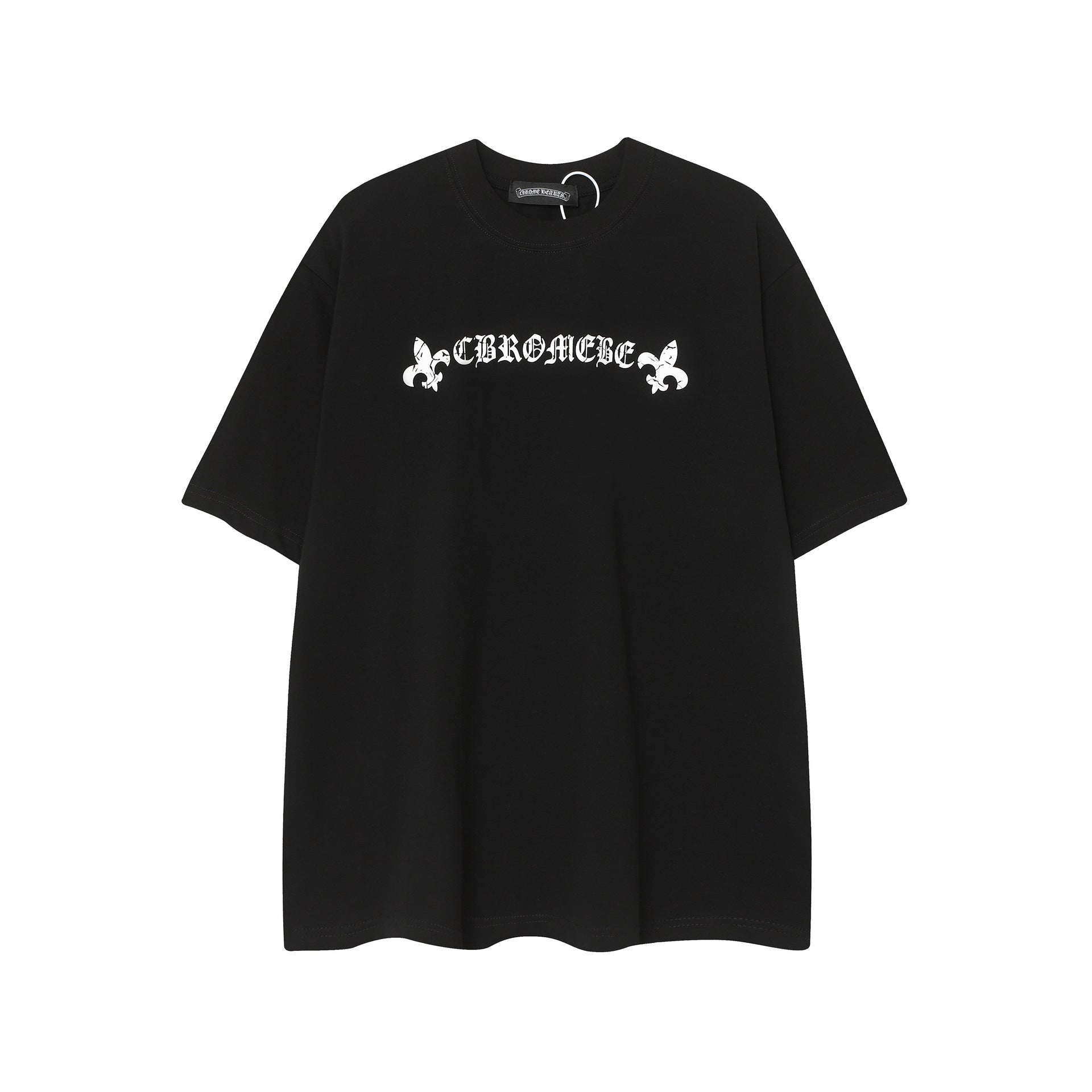 Chrome Heart T Shirts Horseshoe Cross Old Retro Fashion Men's and Women's Short Sleeve T-Shirt