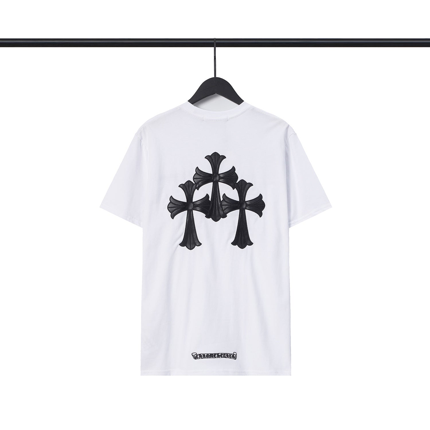 Chrome Heart T Shirts Chrome Hearts Sanskrit Horseshoe Short Sleeve T-Shirt
