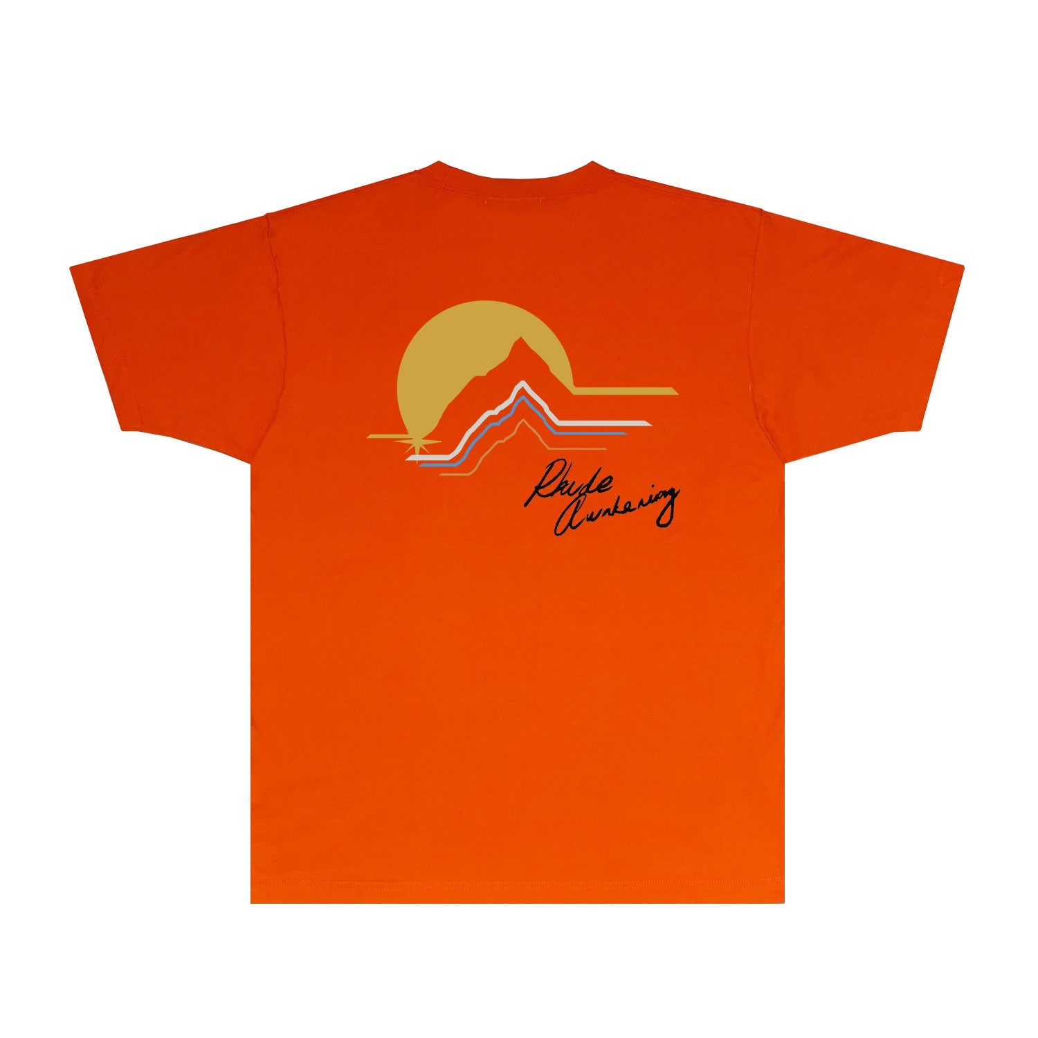 Rhude T-shirts Printed Trendy Pure Cotton