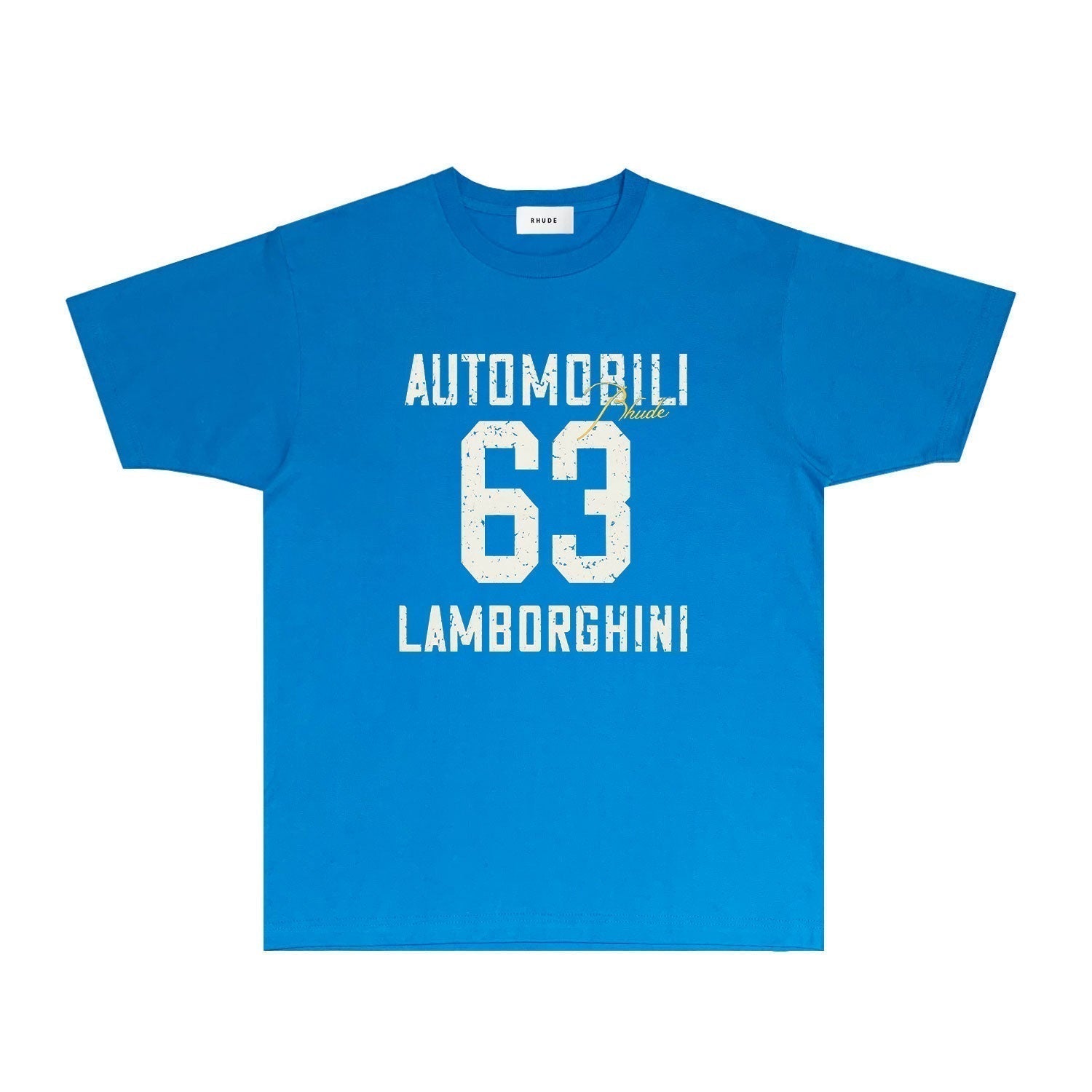 Rhude T-shirts Printed Trendy Pure Cotton