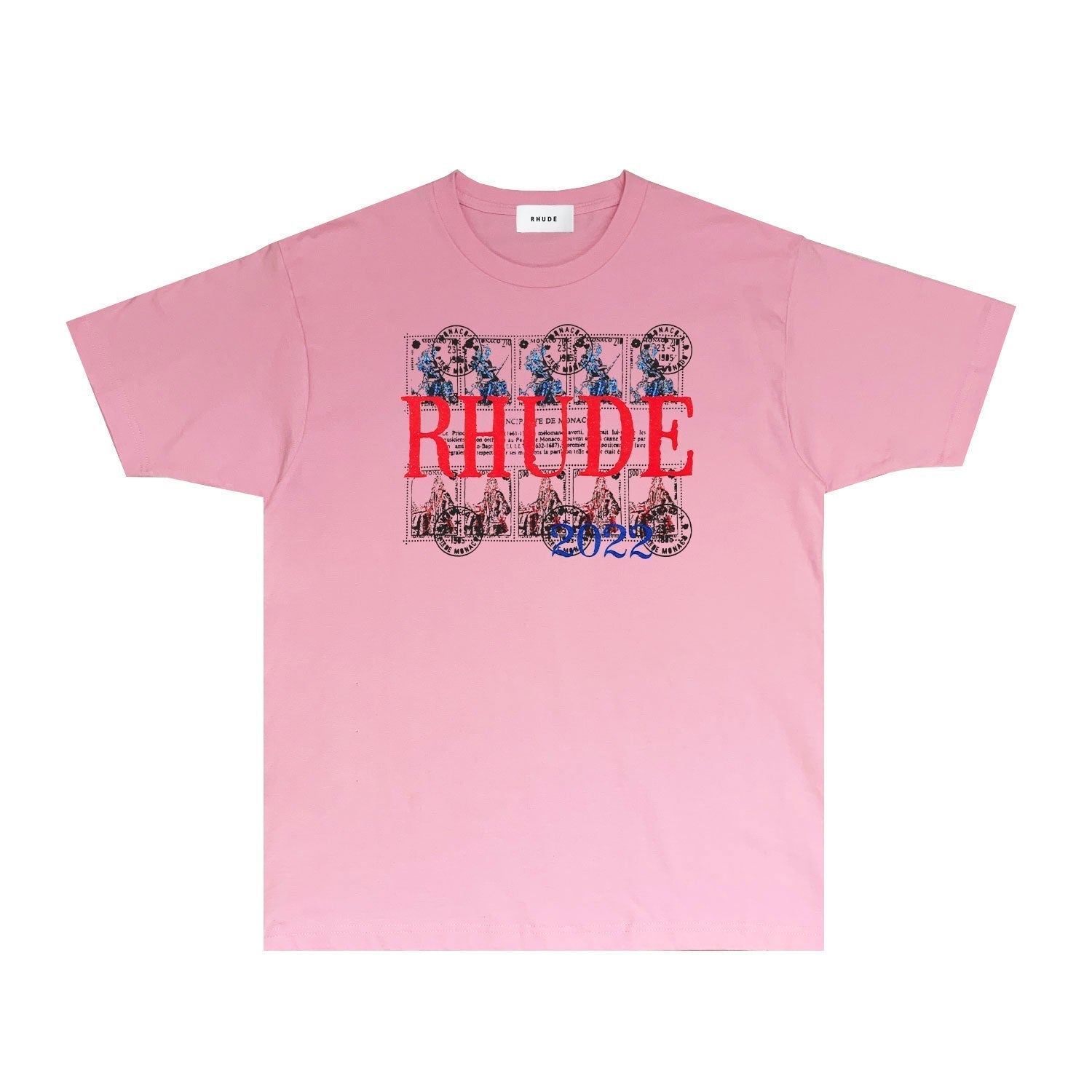 Rhude T-shirts Printed Trendy Pure Cotton
