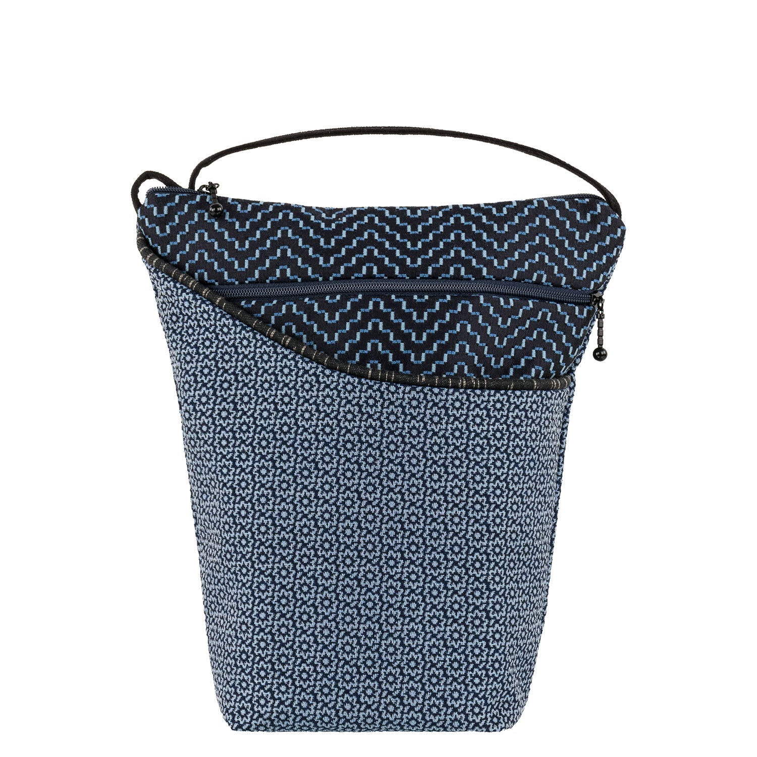 Maruca Designs, Mid-sized Crossbody, City Girl Lantana Denim
