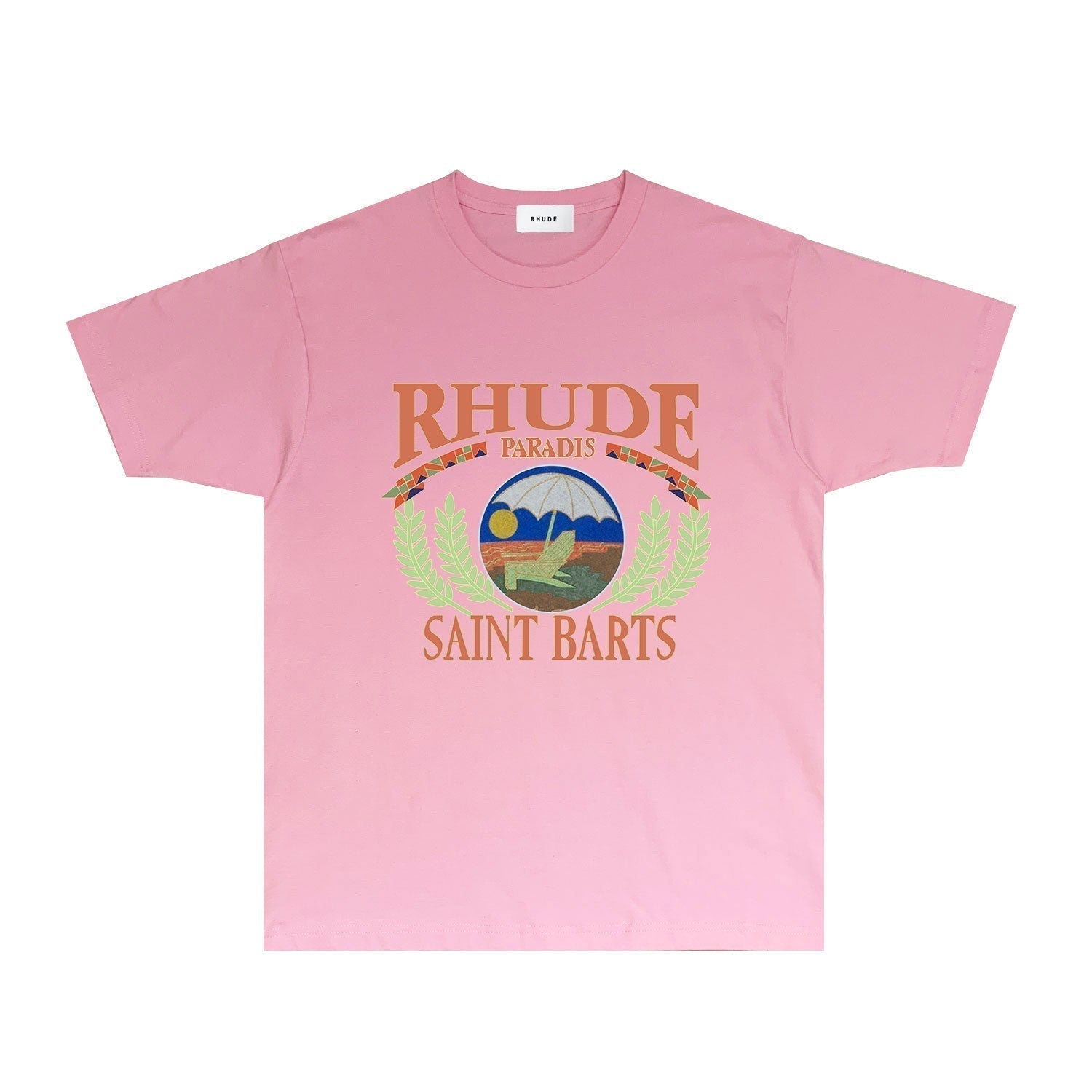 Rhude T-shirts Printed Trendy Pure Cotton