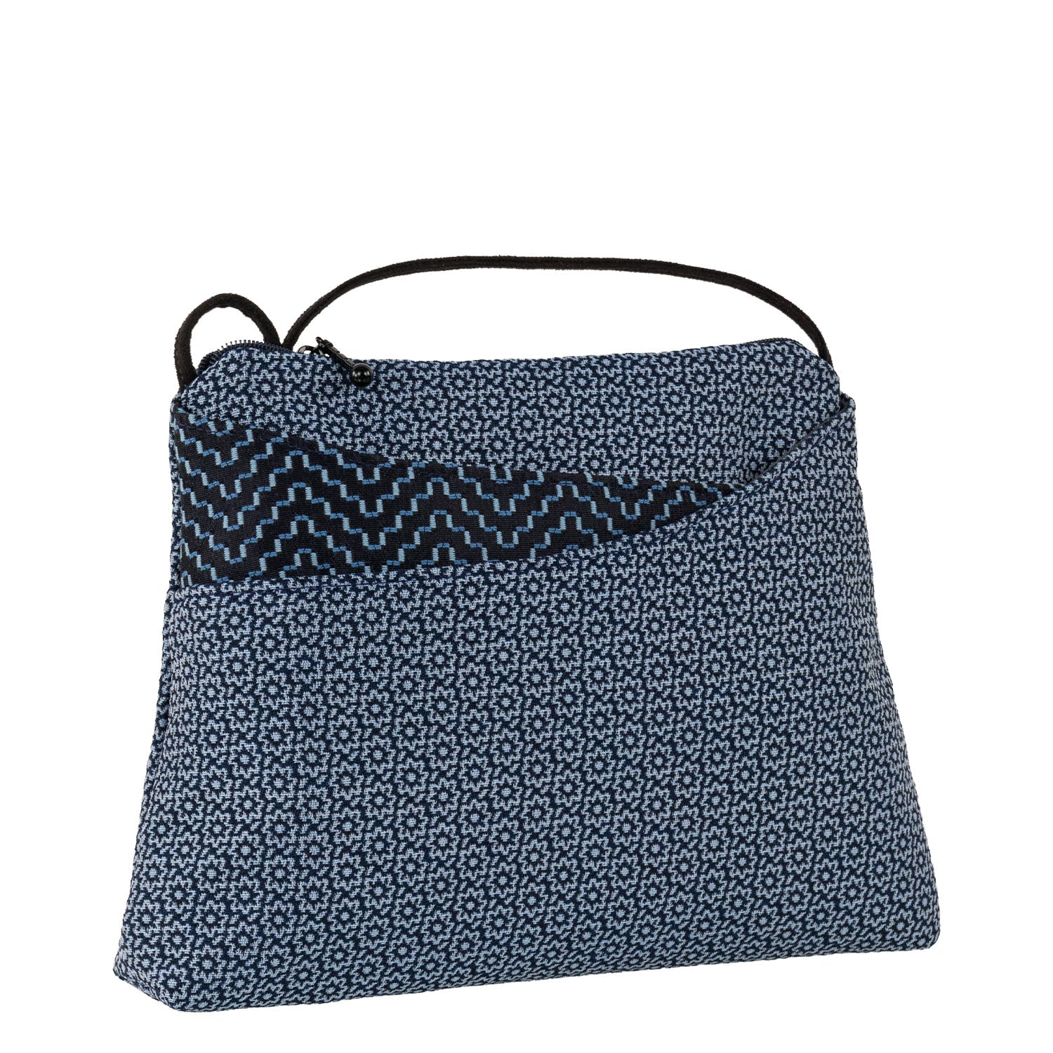 Maruca Designs, Small Crossbody, Sparrow Lantana Denim